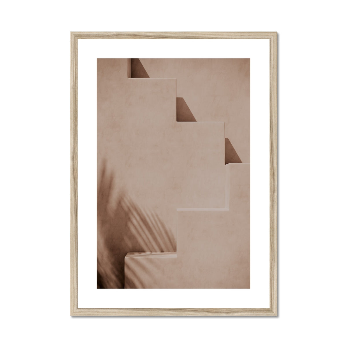 Palm Stairs | Framed & Mounted Print