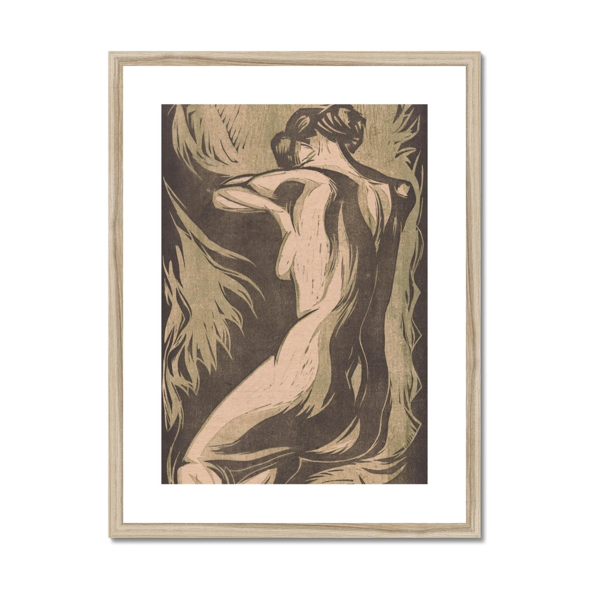 Naked Woman | Framed & Mounted Print