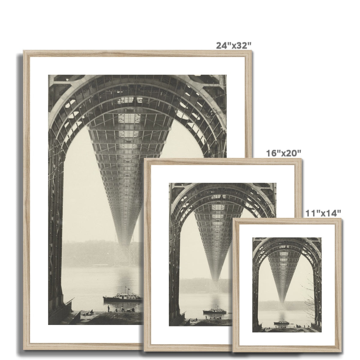 Washington Bridge, New York | Framed & Mounted Print