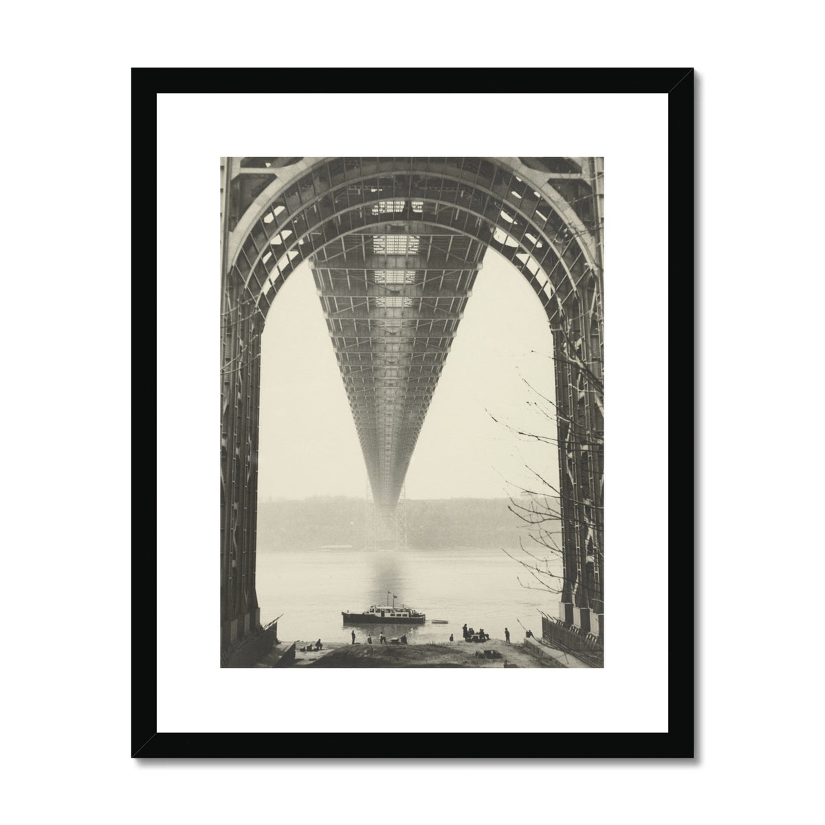 Washington Bridge, New York | Framed & Mounted Print