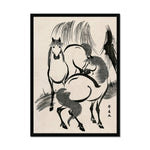 Load image into Gallery viewer, Horses Under A Willow Tree | Framed Print
